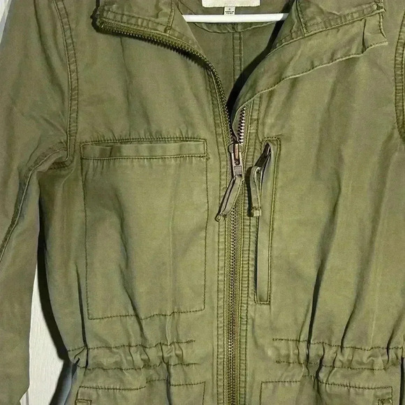 Madewell Army Green Utility Fall/Spring Jacket Size Small. Gently pre-worn. - Picture 3 of 6